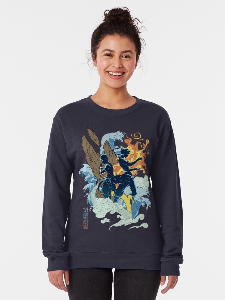 Alternate view of Two Avatars Pullover Sweatshirt