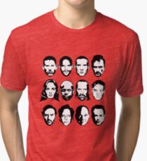 Prison Break- Michael, Sucre, Lincoln, T-bag, Sara, C-note, Abruzzi, Tweener, Haywire, Mahone, Bellick & Kellerman Tri-blend T-Shirt