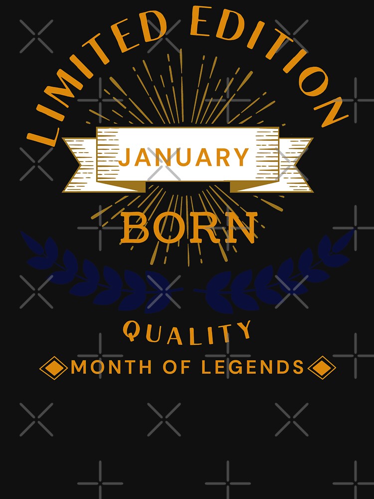 Disover Born In January Classic T-Shirt