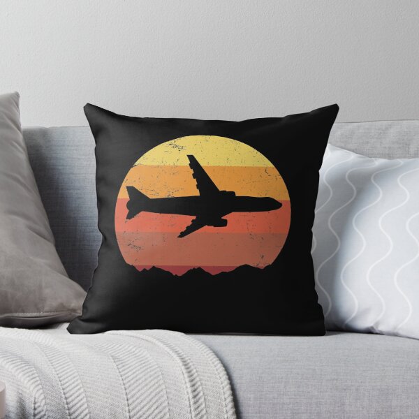 Airplane Seat Isometric - Throw Pillow