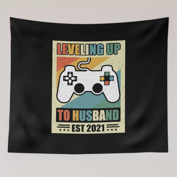 Item preview, Gamer Promoted To Husband 2021 Leveling Up To Husband Gift designed and sold by cadieuxart.