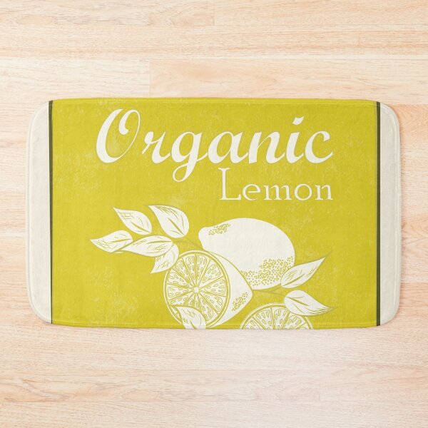 Item preview, Organic Lemon Retro badge designed and sold by PosterpartyCo.