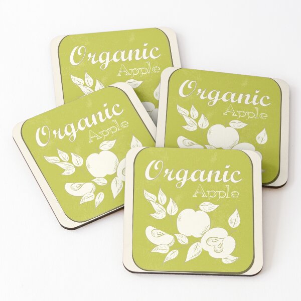 Item preview, Organic Apple Retro badge designed and sold by PosterpartyCo.