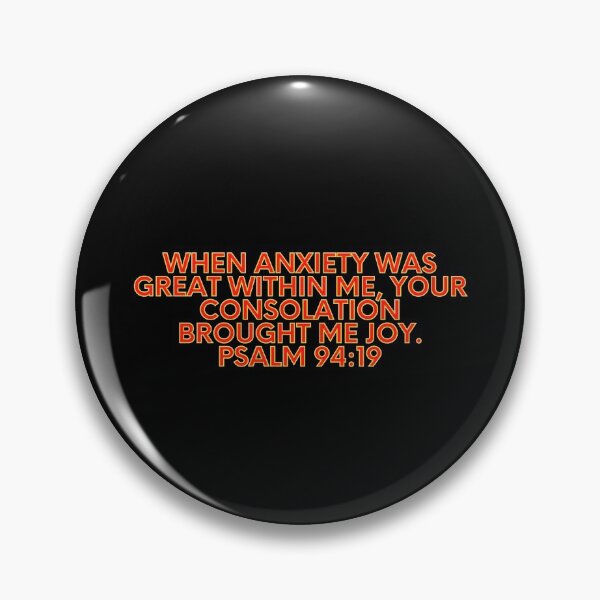 Item preview, Bible Verse Psalm 94:19 designed and sold by Prayingwarrior.