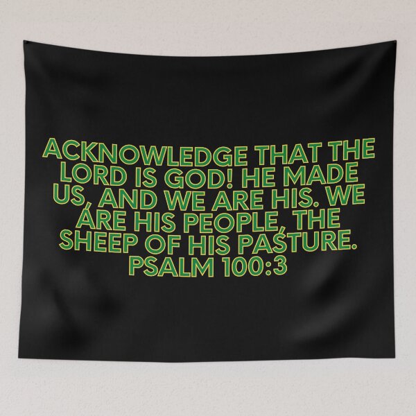 Item preview, Bible Verse Psalm 100:3 designed and sold by Prayingwarrior.