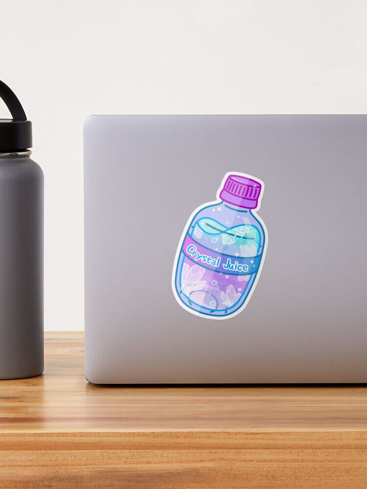 kawaii crystal juice bottle Poster for Sale by Science-nerd