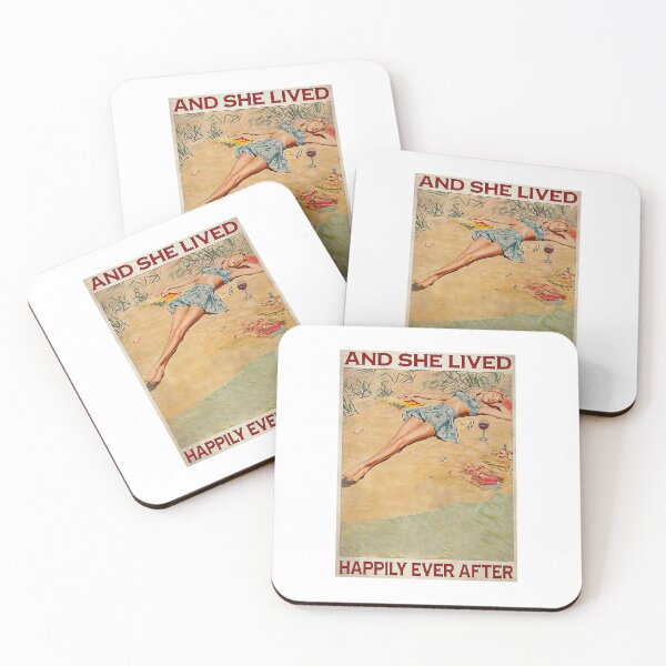 Item preview, Beach Wine She Lived Happily Ever After Poster designed and sold by AlicjaFAdamczyk.