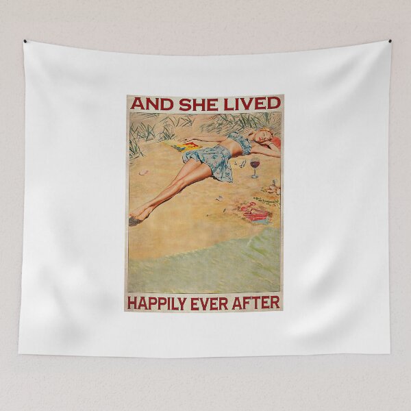 Item preview, Beach Wine She Lived Happily Ever After Poster designed and sold by AlicjaFAdamczyk.