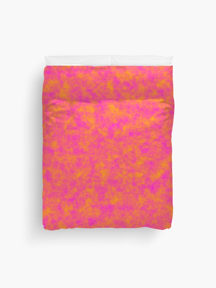 pink and orange duvet cover