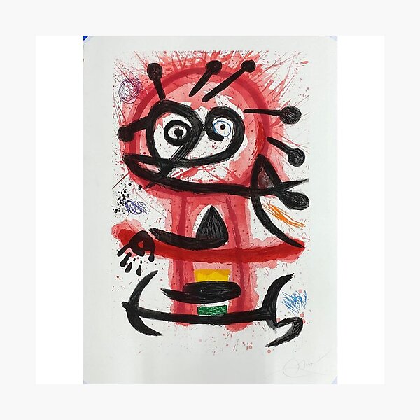 Joan Miro. Lámina fotográfica