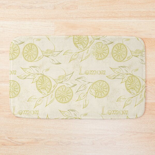 Item preview, Organic Lemon Retro Pattern designed and sold by PosterpartyCo.