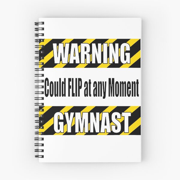 Item preview, Warning Gymnast designed and sold by Flexiblepeople.