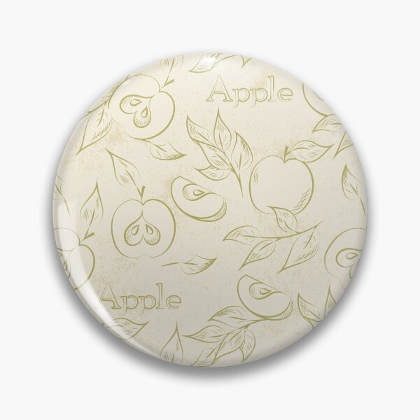 Item preview, Organic Apple Retro Pattern designed and sold by PosterpartyCo.