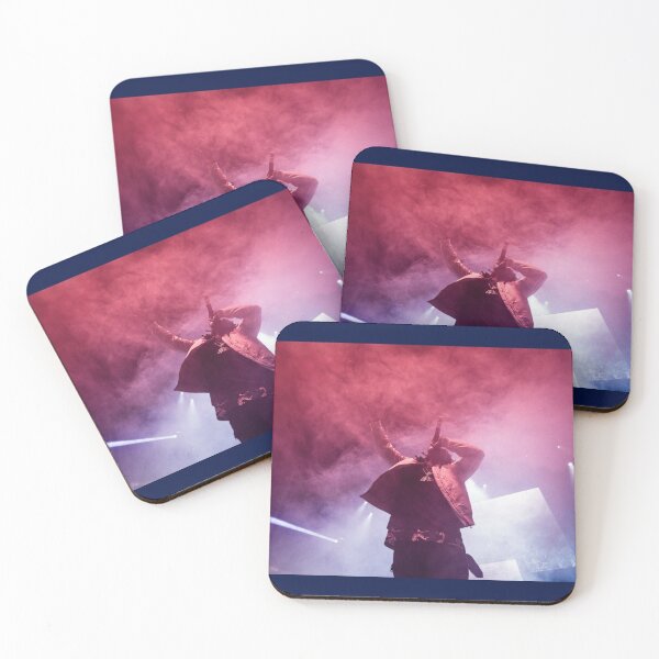 Travis Scott Cacti Icon Rubber Coasters (Pack of 4) Red