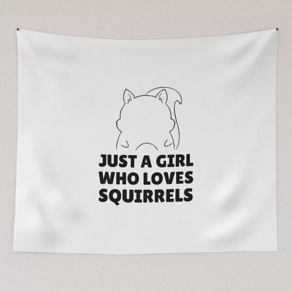 Item preview, Just a girl who loves squirrels designed and sold by Sinovius.