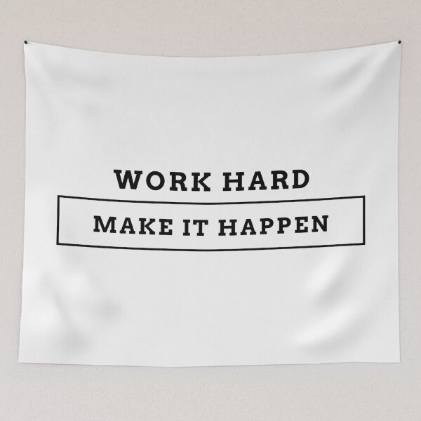 Item preview, Work Hard Make It Happen designed and sold by YOYOCollection.