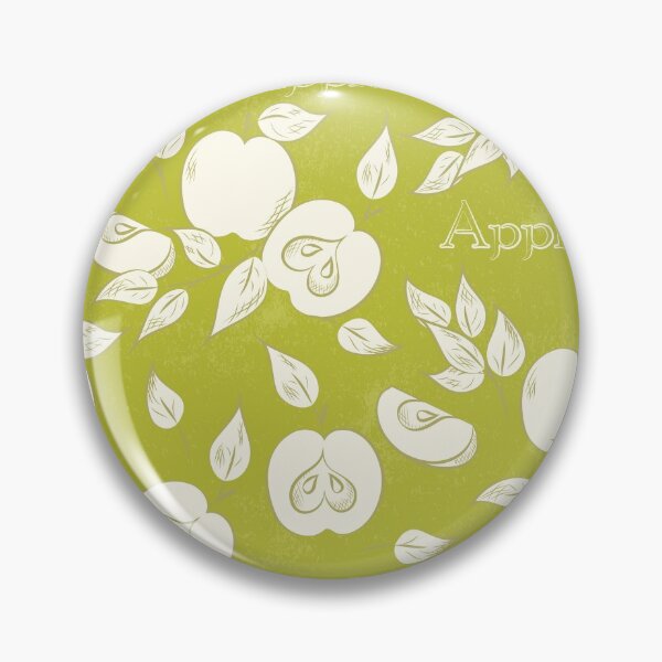 Item preview, Organic Apple Retro Pattern designed and sold by PosterpartyCo.