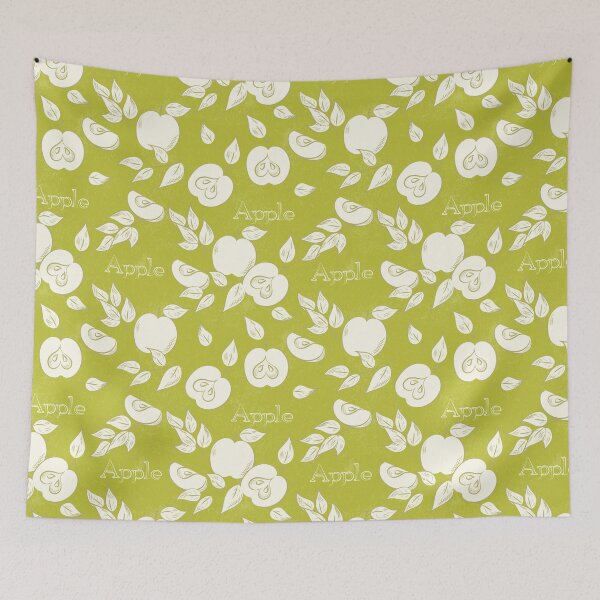 Item preview, Organic Apple Retro Pattern designed and sold by PosterpartyCo.
