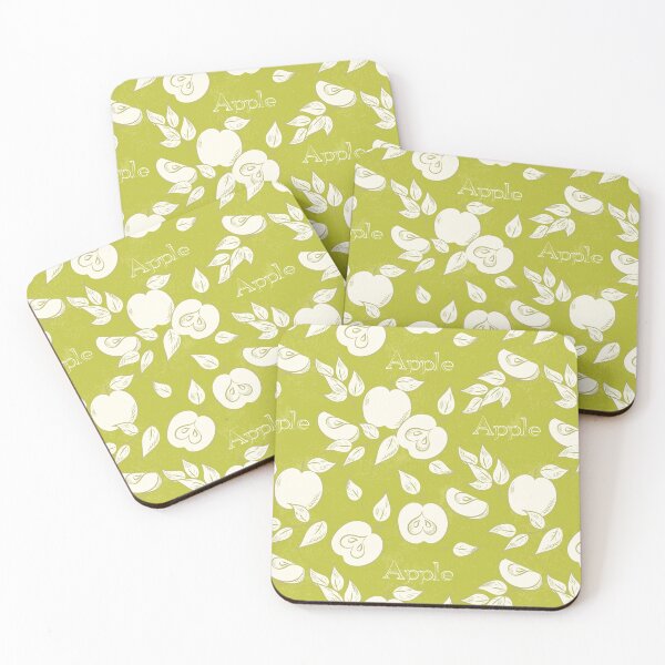 Item preview, Organic Apple Retro Pattern designed and sold by PosterpartyCo.