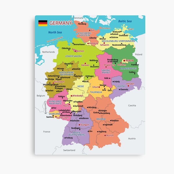 Artikel-Vorschau von Verwaltungskarte von Deutschland, designt und verkauft von alijun.