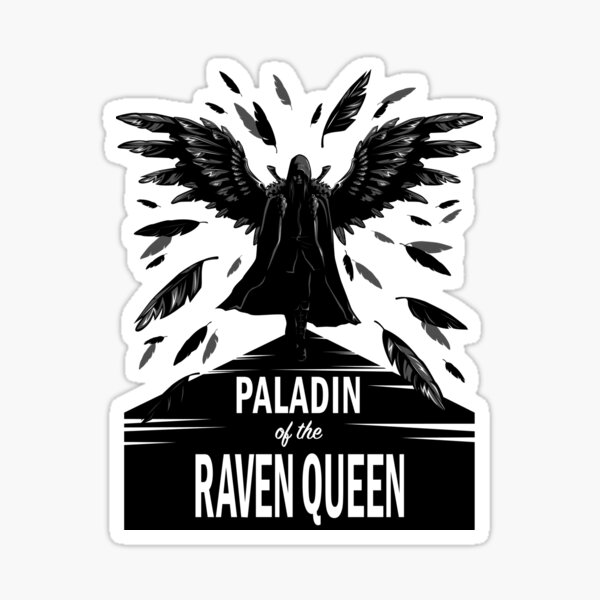 Item preview, Paladin of the Raven Queen - B&W Variant designed and sold by LastLadyJane.