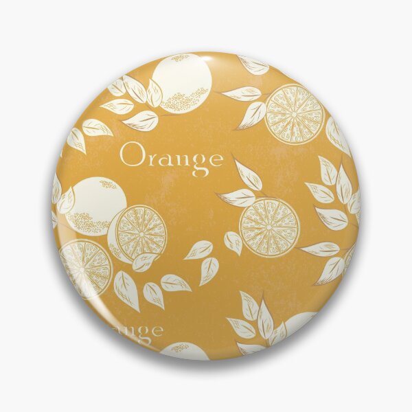 Item preview, Organic Orange Retro Pattern designed and sold by PosterpartyCo.