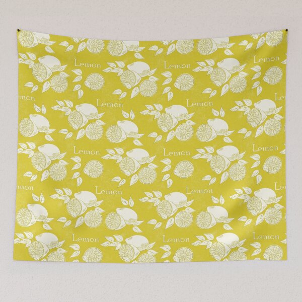 Item preview, Organic Lemon Retro Pattern designed and sold by PosterpartyCo.