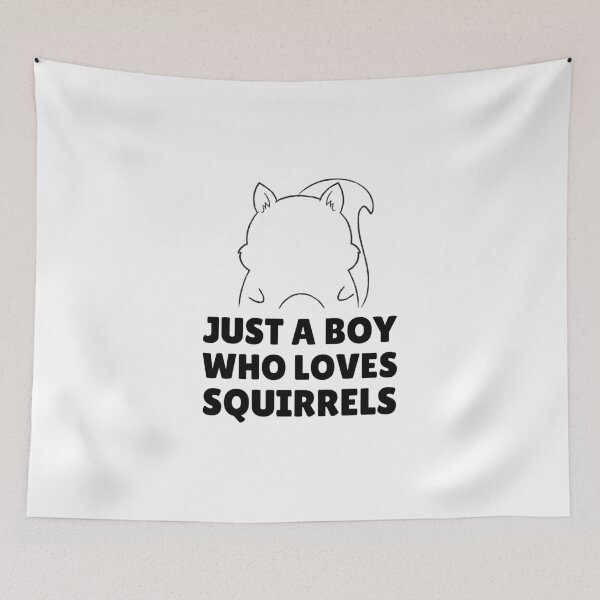 Item preview, Just a boy who loves squirrels designed and sold by Sinovius.