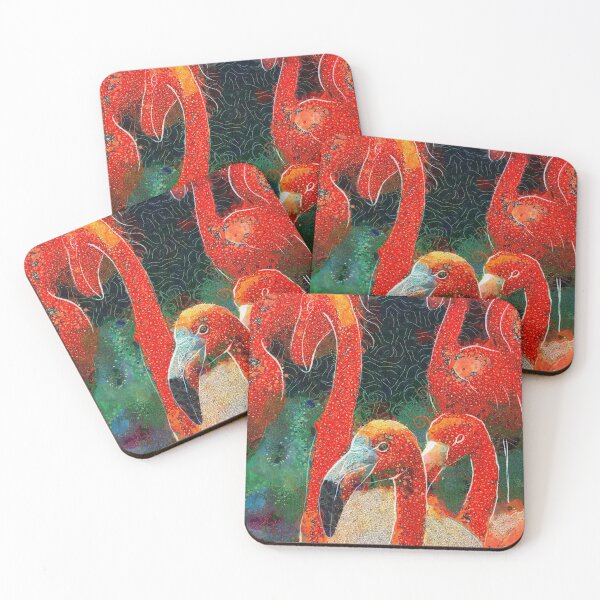 Item preview, flamingos klimt designed and sold by MiVa Tank.