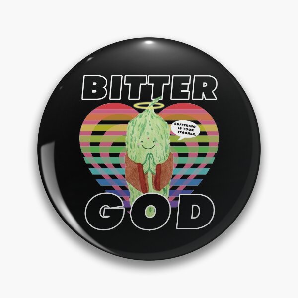 Item preview, Bitter Gourd God Cute Veggie Pun designed and sold by bittergodart.