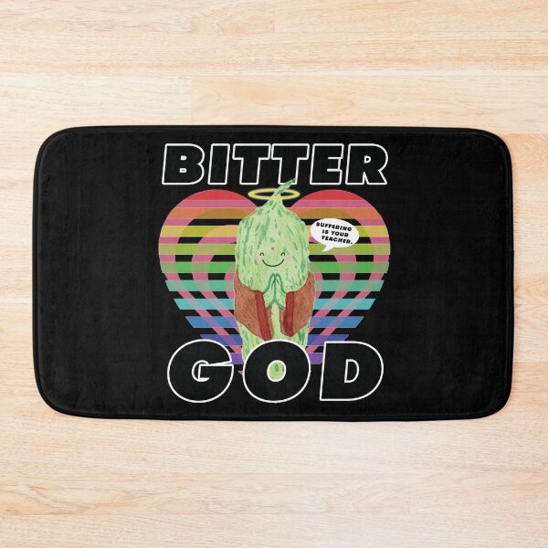 Item preview, Bitter Gourd God Cute Veggie Pun designed and sold by bittergodart.