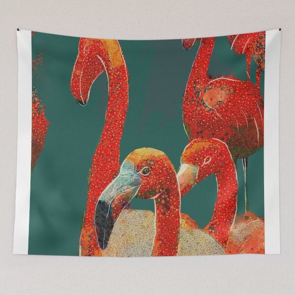 Item preview, flamingos designed and sold by MiVa Tank.