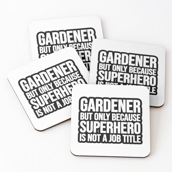 Item preview, Gardener but only because superhero is not a job designed and sold by TopsellerShirts.