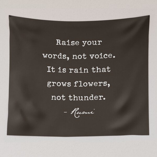 Item preview, Raise your words, not voice. designed and sold by corbrand.