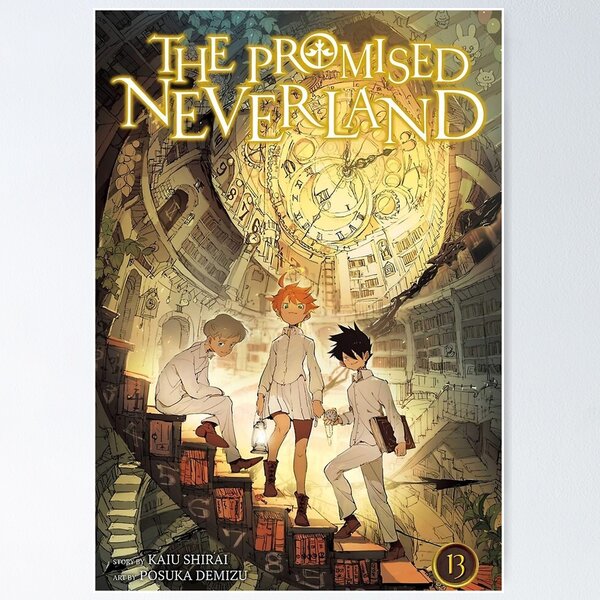 Japanese Anime The Promised Neverland Character Poster Wall Art