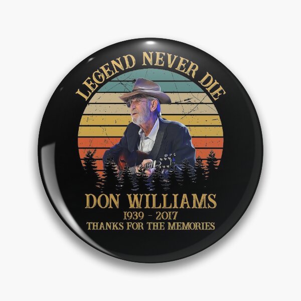 Item preview,  Legend Never Die Don Williams Retro Thanks For The Memories designed and sold by AdamsShop.