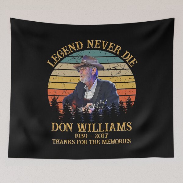 Item preview,  Legend Never Die Don Williams Retro Thanks For The Memories designed and sold by AdamsShop.