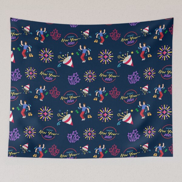 Item preview, New Year Celebration Seamless Pattern designed and sold by HiraSheikh.