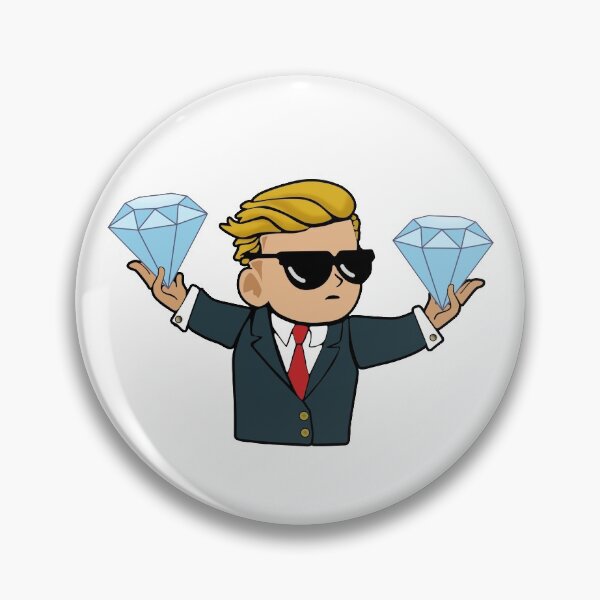 Item preview, Diamond hand meme designed and sold by Metise.