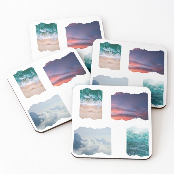 Item preview, Clouds and ocean water sticker pack  designed and sold by DesignGardenia.