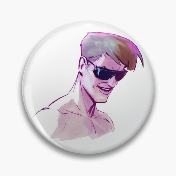 Item preview, Johnny Cage Head Minimal designed and sold by Shinobi23.