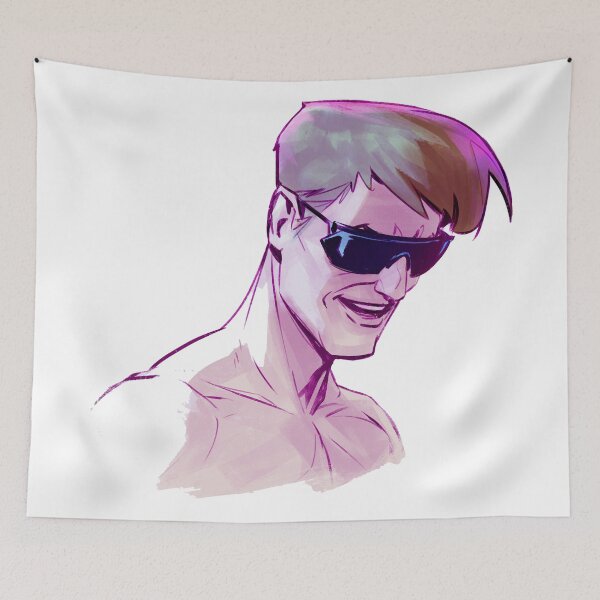Item preview, Johnny Cage Head Minimal designed and sold by Shinobi23.