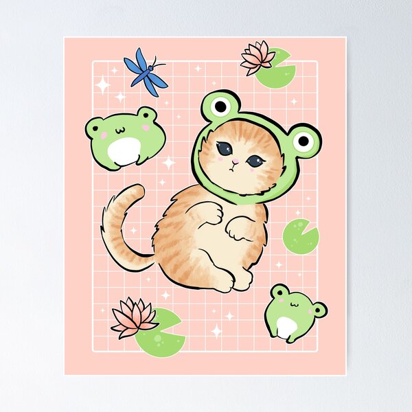 Cute Adorable Kawaii Frog Toad Love Art T-shirt Sticker Gift Gifts