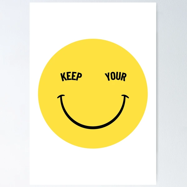 Happy smiley face Poster