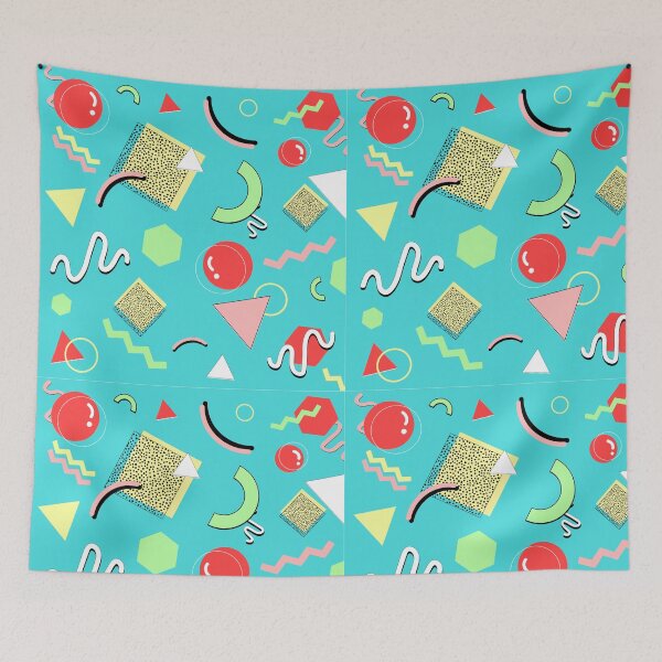 Item preview, Retro 90s Geometric Color Pop designed and sold by bazostudio.