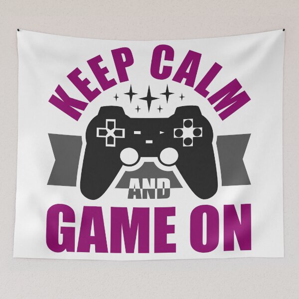 Item preview, KEEP CALM AND GAME ON designed and sold by teemaker24.