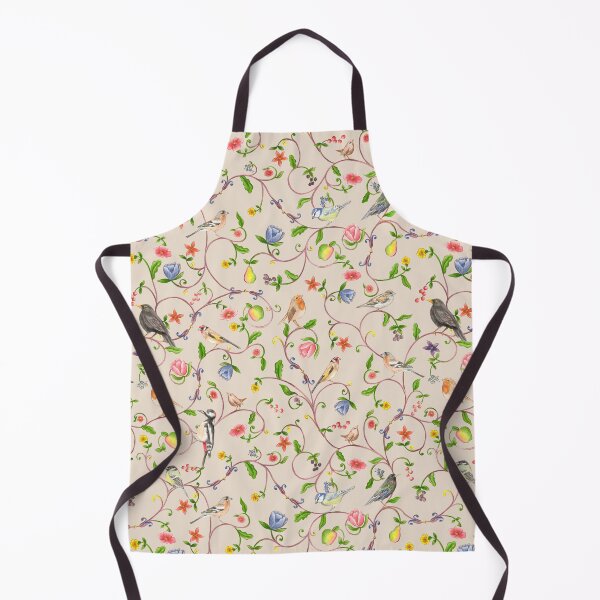 Item preview, British Garden Birds Pattern designed and sold by Theodora Gould.