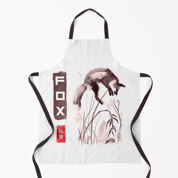Item preview, Japanese fox watercolour designed and sold by Sinovius.