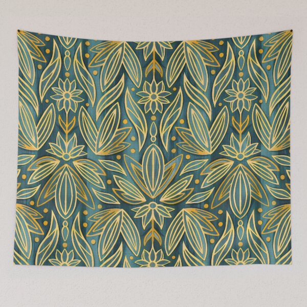 Item preview, Rococo Gold Enamel Art Deco designed and sold by TigaTiga.
