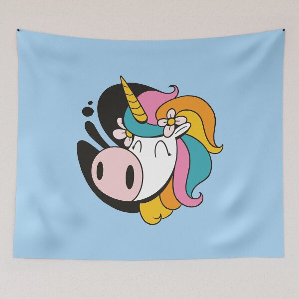 Item preview, Unicorn cartoon designed and sold by DerSenat.